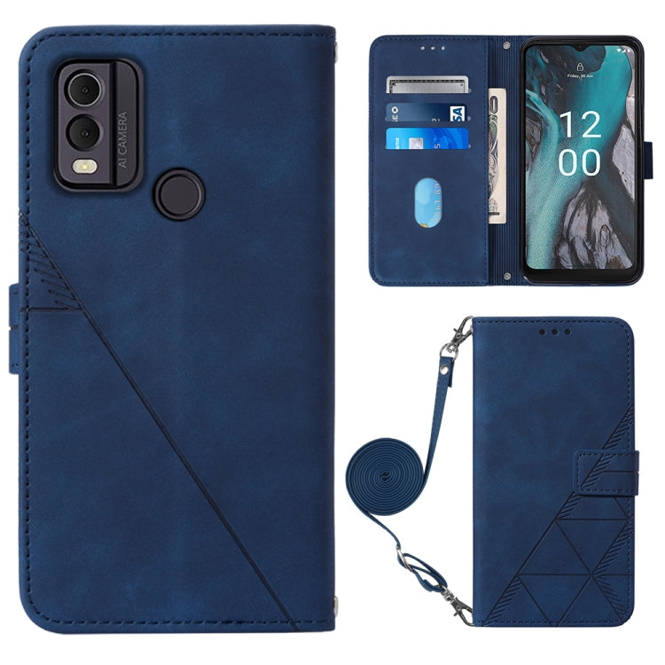 Custodia portafoglio in pelle per Nokia G22 con flip 3D