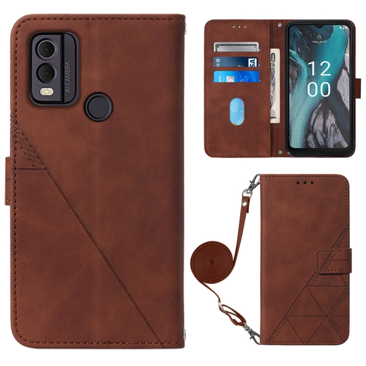 Custodia portafoglio in pelle per Nokia G22 con flip 3D