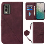 Custodia portafoglio in pelle per Nokia G22 con flip 3D