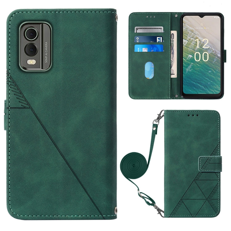 Custodia portafoglio in pelle per Nokia G22 con flip 3D