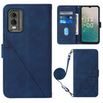 Custodia portafoglio in pelle per Nokia G22 con flip 3D