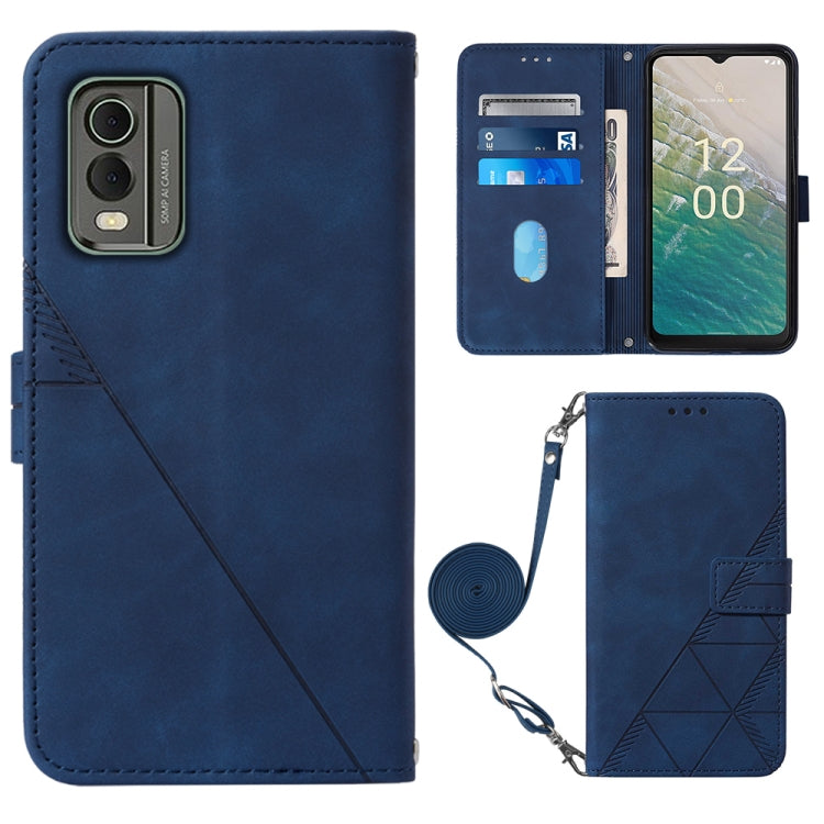 Custodia portafoglio in pelle per Nokia G22 con flip 3D