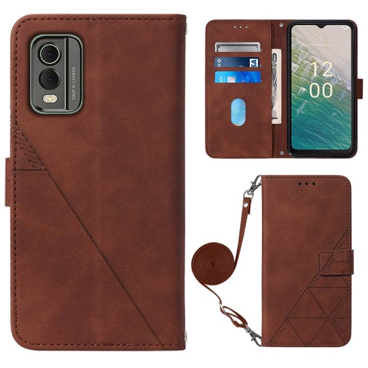 Custodia portafoglio in pelle per Nokia G22 con flip 3D