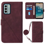 Custodia portafoglio in pelle per Nokia G22 con flip 3D