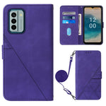 Custodia portafoglio in pelle per Nokia G22 con flip 3D