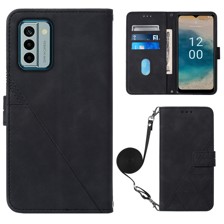 Custodia portafoglio in pelle per Nokia G22 con flip 3D