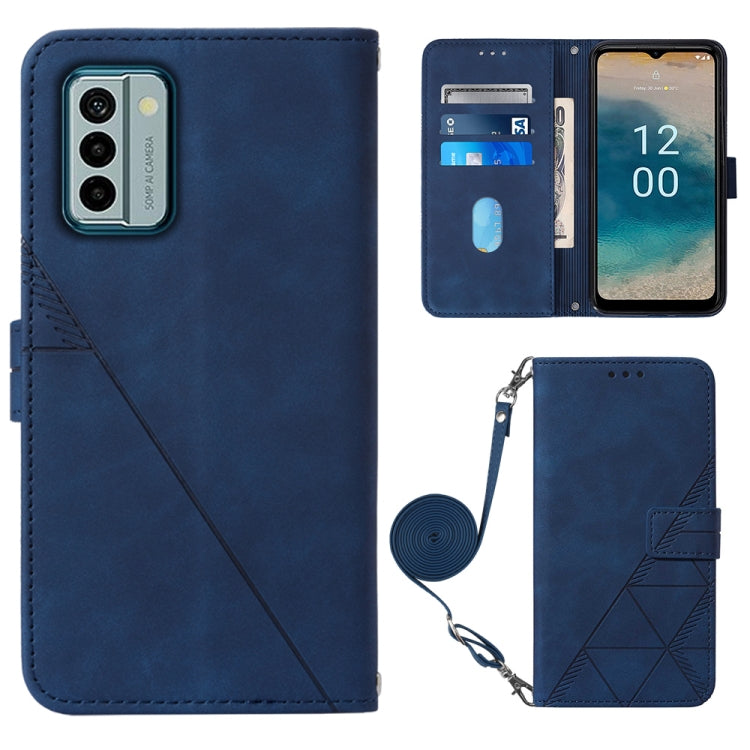 Custodia portafoglio in pelle per Nokia G22 con flip 3D