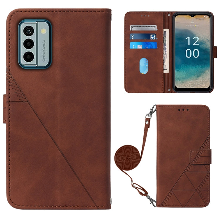 Custodia portafoglio in pelle per Nokia G22 con flip 3D