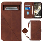 Custodia portafoglio in pelle con flip per Google Pixel 8 Pro