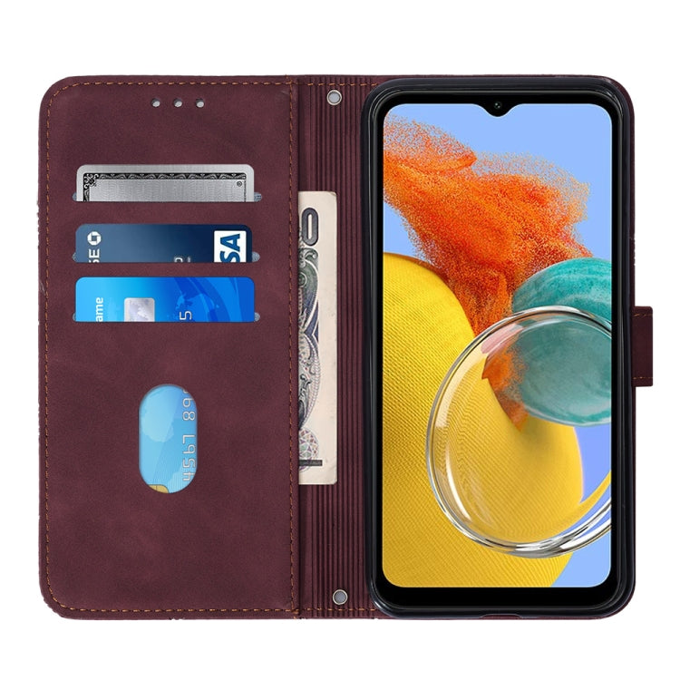 Custodia portafoglio in pelle per Samsung Galaxy M14