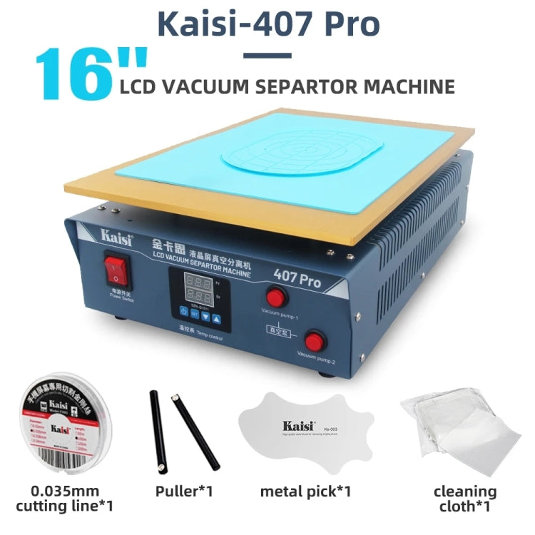 Kaisi 407 Pro separatore LCD 18 pollici doppia pompa