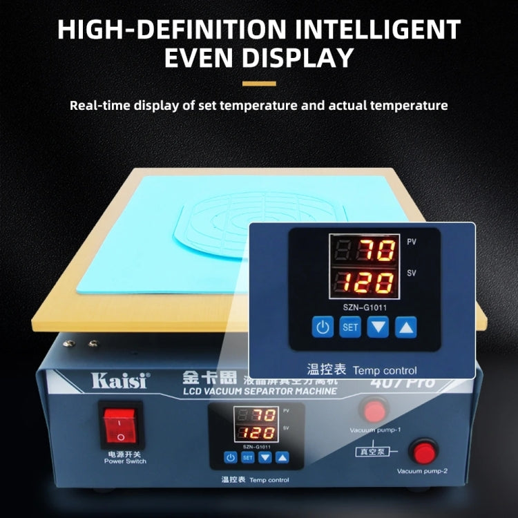 Kaisi 407 Pro separatore LCD 18 pollici doppia pompa