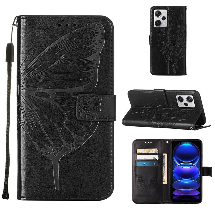 Custodia per telefono in pelle con farfalla goffrata, For Xiaomi Redmi Note 12 Pro+ 5G / Note 12 Explorer, For Xiaomi Redmi Note 12 Pro+ 5G, For Xiaomi 13, For Xiaomi 13 Lite 5G