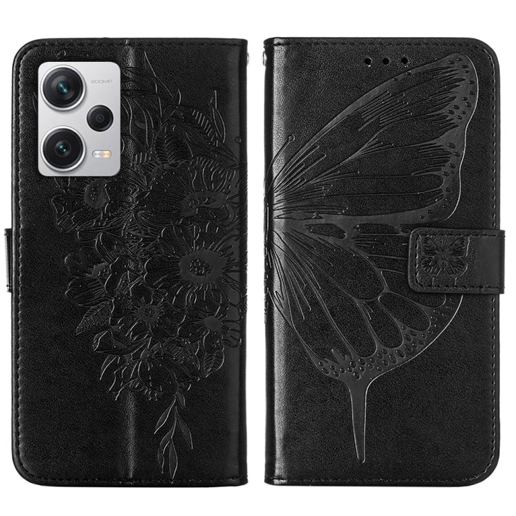 Custodia per telefono in pelle con farfalla goffrata, For Xiaomi Redmi Note 12 Pro+ 5G / Note 12 Explorer, For Xiaomi Redmi Note 12 Pro+ 5G, For Xiaomi 13, For Xiaomi 13 Lite 5G