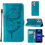 Custodia per telefono in pelle con farfalla goffrata, For Xiaomi Redmi Note 12 Pro+ 5G / Note 12 Explorer, For Xiaomi Redmi Note 12 Pro+ 5G, For Xiaomi 13, For Xiaomi 13 Lite 5G