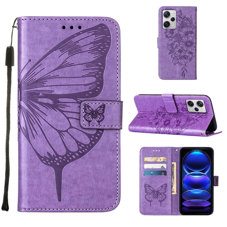 Custodia per telefono in pelle con farfalla goffrata, For Xiaomi Redmi Note 12 Pro+ 5G / Note 12 Explorer, For Xiaomi Redmi Note 12 Pro+ 5G, For Xiaomi 13, For Xiaomi 13 Lite 5G