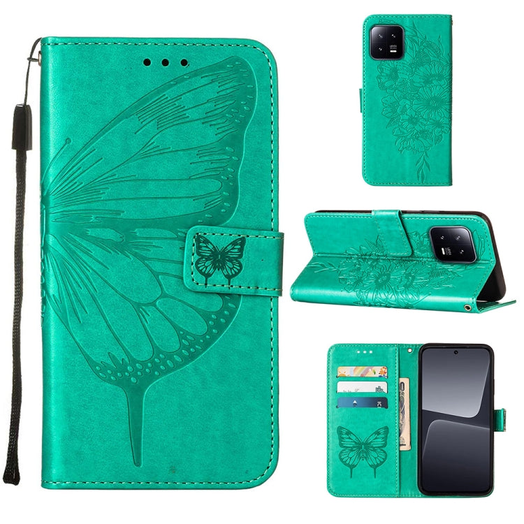 Custodia per telefono in pelle con farfalla goffrata, For Xiaomi Redmi Note 12 Pro+ 5G / Note 12 Explorer, For Xiaomi Redmi Note 12 Pro+ 5G, For Xiaomi 13, For Xiaomi 13 Lite 5G
