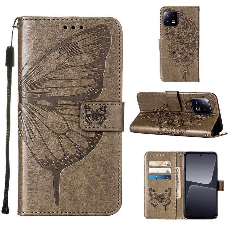 Custodia per telefono in pelle con farfalla goffrata, For Xiaomi Redmi Note 12 Pro+ 5G / Note 12 Explorer, For Xiaomi Redmi Note 12 Pro+ 5G, For Xiaomi 13, For Xiaomi 13 Lite 5G
