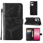 Custodia per telefono in pelle con farfalla goffrata, For Xiaomi Redmi Note 12 Pro+ 5G / Note 12 Explorer, For Xiaomi Redmi Note 12 Pro+ 5G, For Xiaomi 13, For Xiaomi 13 Lite 5G