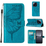 Custodia per telefono in pelle con farfalla goffrata, For Xiaomi 13 Pro, For Xiaomi Poco X5 Pro 5G / Redmi Note 12 Pro Speed