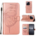 Custodia per telefono in pelle con farfalla goffrata, For Xiaomi 13 Pro, For Xiaomi Poco X5 Pro 5G / Redmi Note 12 Pro Speed