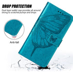 Custodia per telefono in pelle con farfalla goffrata, For Xiaomi 13 Pro, For Xiaomi Poco X5 Pro 5G / Redmi Note 12 Pro Speed