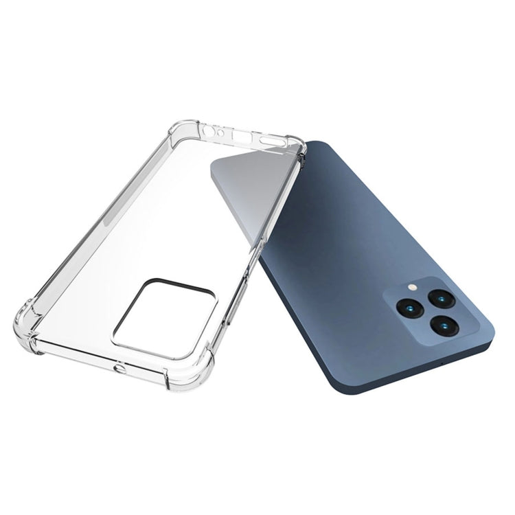 Custodia per telefono in TPU ispessimento antiscivolo antiurto, For T-Mobile Revvl 6 5G, For T-Mobile Revvl 6 Pro 5G