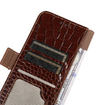 Custodia per telefono in pelle di vacchetta di coccodrillo, For Asus ROG Phone 7