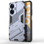 Punk Armor 2 in 1 PC + custodia per telefono antiurto in TPU con supporto invisibile, For Huawei P60 Art, For Realme C55