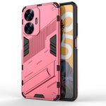 Punk Armor 2 in 1 PC + custodia per telefono antiurto in TPU con supporto invisibile, For Huawei P60 Art, For Realme C55