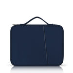 Borsa in pelle con trama per laptop 9.7-11 pollici