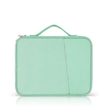 Borsa in pelle con trama per laptop 9.7-11 pollici