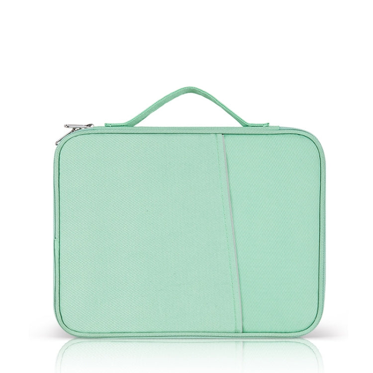 Borsa in pelle con trama per laptop 9.7-11 pollici