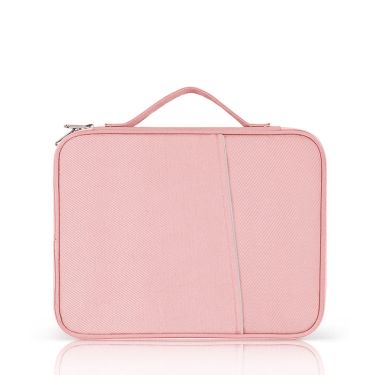 Borsa in pelle con trama per laptop 9.7-11 pollici