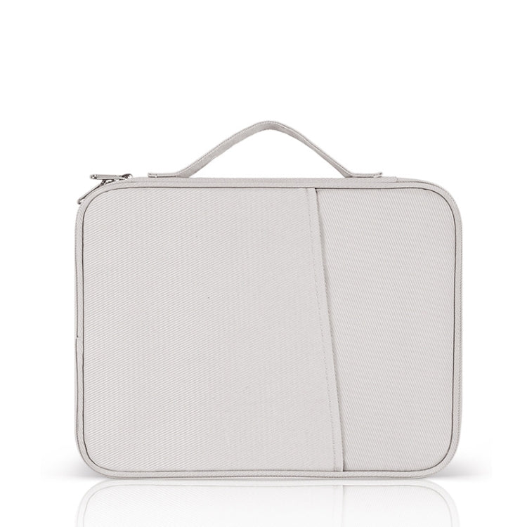 Borsa in pelle con trama per laptop 9.7-11 pollici
