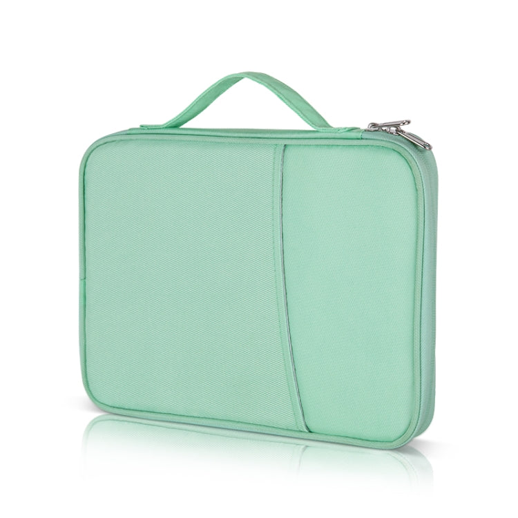 Borsa in pelle con trama per laptop 9.7-11 pollici