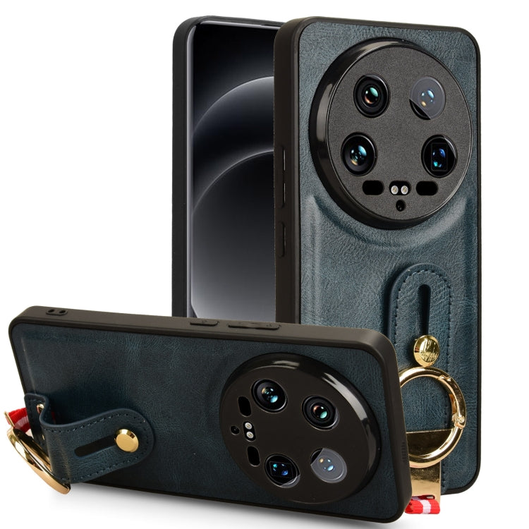 Custodia per telefono posteriore in pelle con cinturino, For Xiaomi 14 Ultra, For Xiaomi Redmi 13C 4G/Poco C65, For Xiaomi 14 Pro, For Xiaomi 14