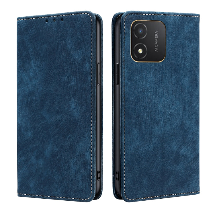 Custodia per telefono in pelle magnetica con spazzola antifurto RFID, For Honor Magic5, For Honor Magic5 Pro, For Honor X5 4G, For Honor X40