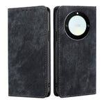 Custodia per telefono in pelle magnetica con spazzola antifurto RFID, For Honor Magic5, For Honor Magic5 Pro, For Honor X5 4G, For Honor X40