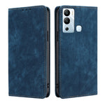 Custodia per telefono in pelle magnetica con spazzola antifurto RFID, For Infinix Hot 12i, For Tecno Camon 19 Neo, For Infinix Hot 20 4G, For Tecno Camon 19 / 19 Pro