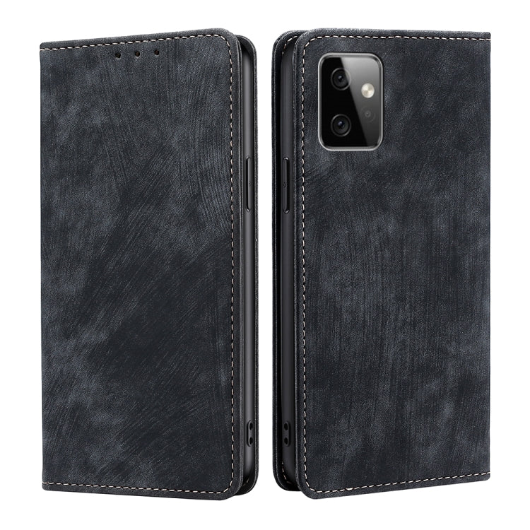 Custodia per telefono in pelle magnetica con spazzola antifurto RFID, For Motorola Moto G Power 2023, For Nokia G22, For OnePlus Ace 2V 5G, For OPPO Find X6 5G
