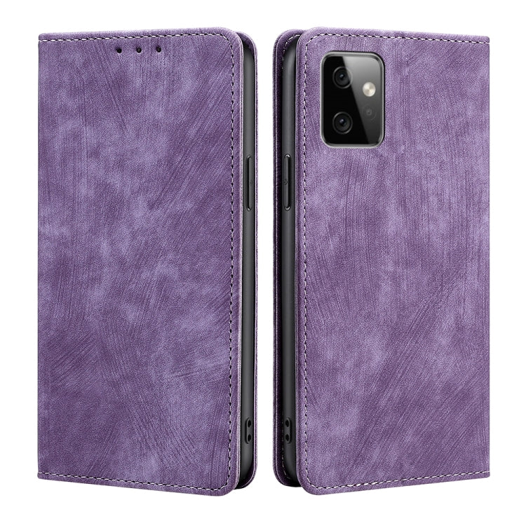 Custodia per telefono in pelle magnetica con spazzola antifurto RFID, For Motorola Moto G Power 2023, For Nokia G22, For OnePlus Ace 2V 5G, For OPPO Find X6 5G
