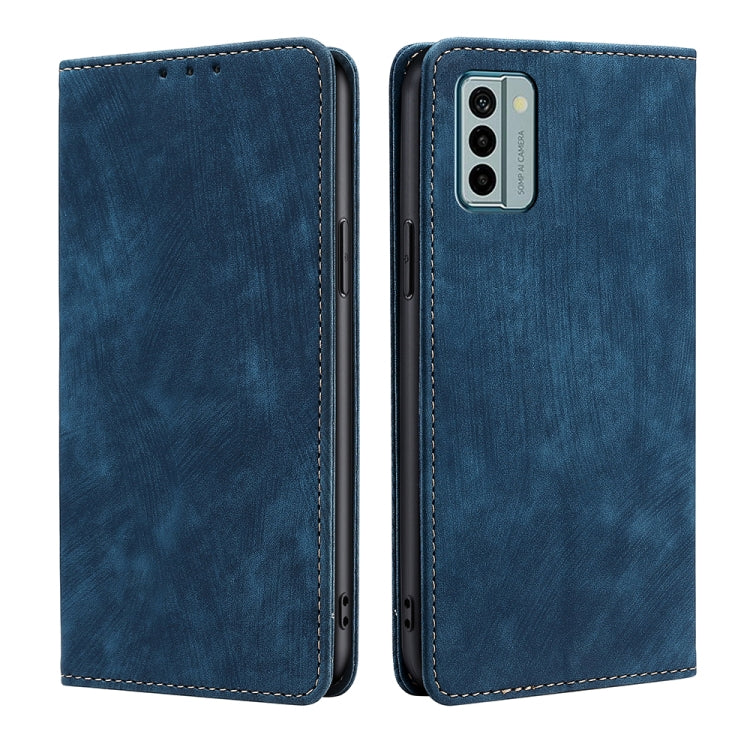 Custodia per telefono in pelle magnetica con spazzola antifurto RFID, For Motorola Moto G Power 2023, For Nokia G22, For OnePlus Ace 2V 5G, For OPPO Find X6 5G