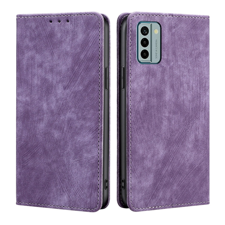 Custodia per telefono in pelle magnetica con spazzola antifurto RFID, For Motorola Moto G Power 2023, For Nokia G22, For OnePlus Ace 2V 5G, For OPPO Find X6 5G