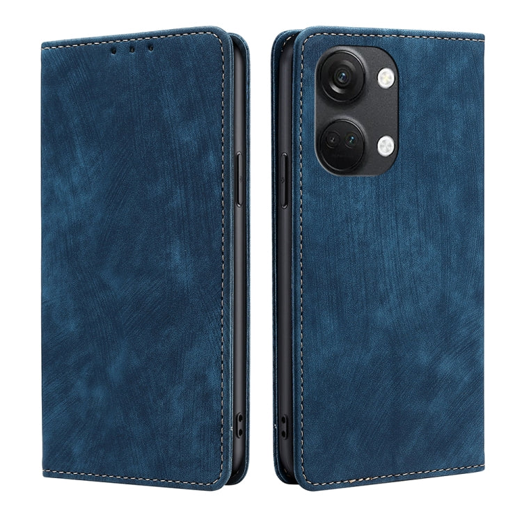 Custodia per telefono in pelle magnetica con spazzola antifurto RFID, For Motorola Moto G Power 2023, For Nokia G22, For OnePlus Ace 2V 5G, For OPPO Find X6 5G