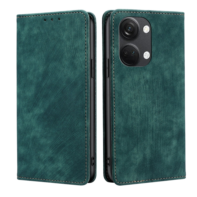 Custodia per telefono in pelle magnetica con spazzola antifurto RFID, For Motorola Moto G Power 2023, For Nokia G22, For OnePlus Ace 2V 5G, For OPPO Find X6 5G