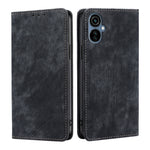 Custodia per telefono in pelle magnetica con spazzola antifurto RFID, For Infinix Hot 12i, For Tecno Camon 19 Neo, For Infinix Hot 20 4G, For Tecno Camon 19 / 19 Pro