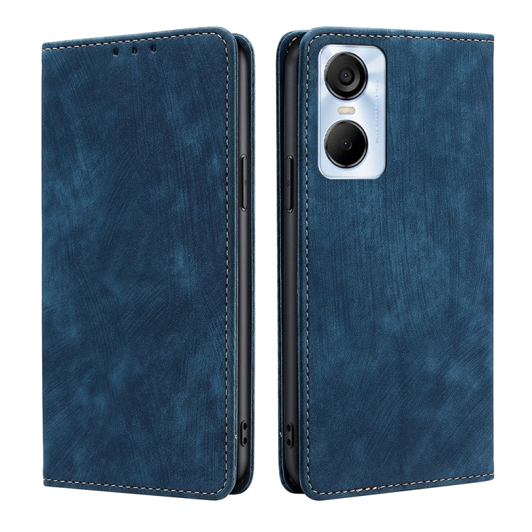Custodia per telefono in pelle magnetica con spazzola antifurto RFID, For Infinix Hot 20i, For Tecno Pop 6 Pro, For Infinix Hot 20S, For Infinix Note 10 Pro