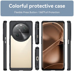 Custodia per telefono in acrilico + TPU serie colorata, For OPPO Find X6 5G