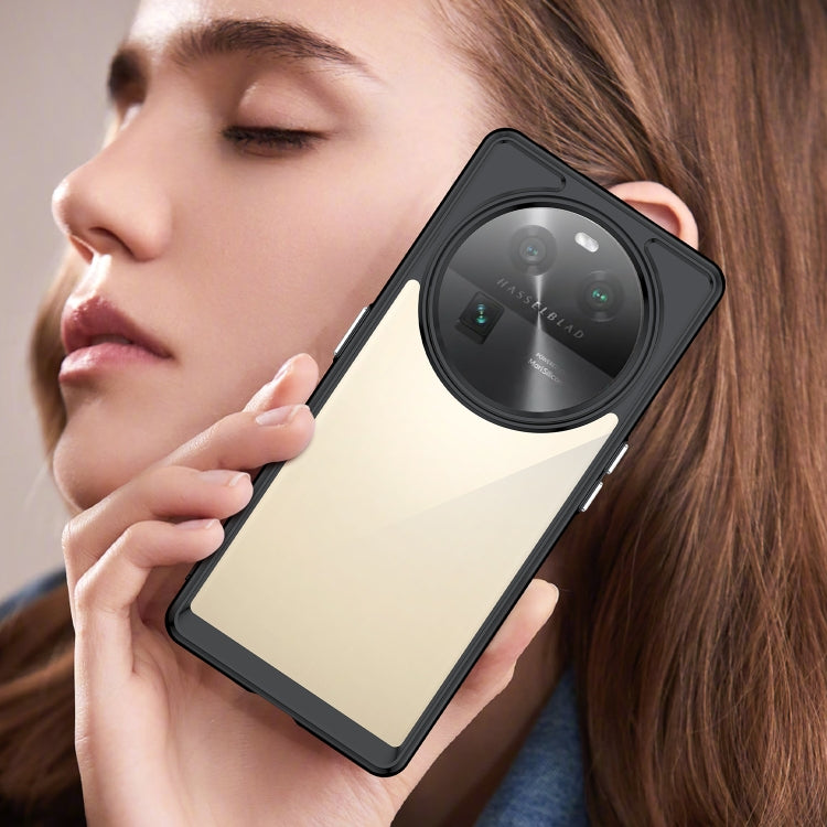 Custodia per telefono in acrilico + TPU serie colorata, For OPPO Find X6 5G